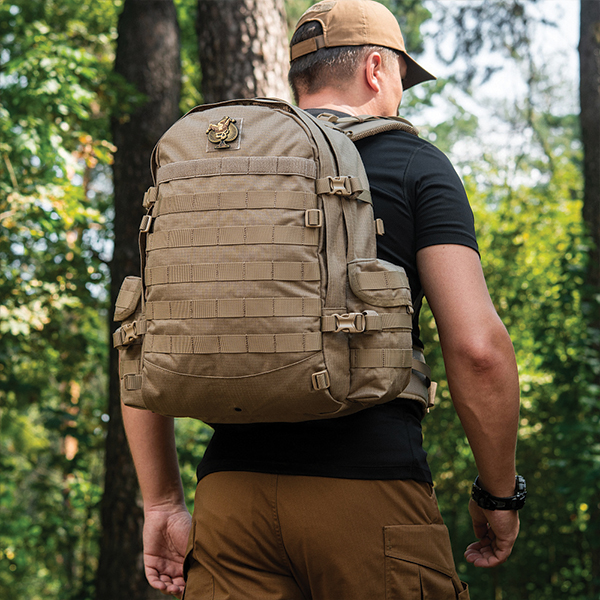 Рюкзак Sac de Combat 45 л арміїї FR Coyote (з гідратором). Фото 19