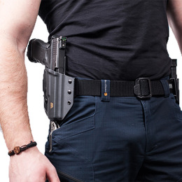 Кобура ATA Gear Hit Factor ver.1 Glock-17/22/47  Rights Black. Фото 15