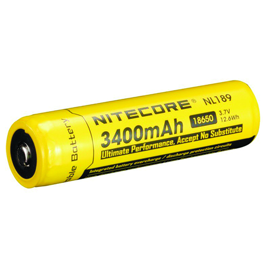 Акумулятор Nitecore 18650 NL189 3.7V (3400mAh)