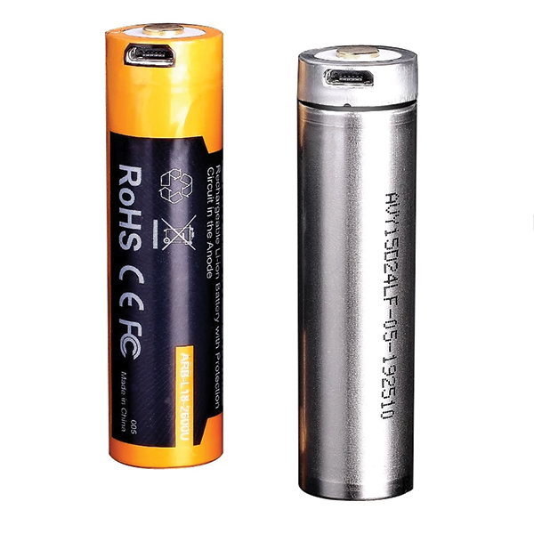 Акумулятор 18650 Fenix (3500 mAh) micro usb зарядка. Фото 3