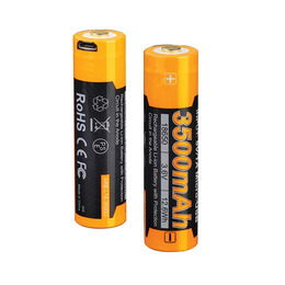 Акумулятор 18650 Fenix (3500 mAh) micro usb зарядка. Фото 5