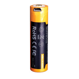 Акумулятор 18650 Fenix (2600 mAh) micro usb зарядка. Фото 6
