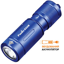 Ліхтар ручний Fenix E02R синій