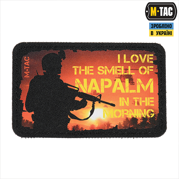 M-Tac нашивка Smell of Napalm Black