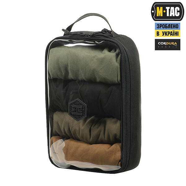 M-Tac органайзер утилітарний прозорий Elite Large Gen.II Black. Фото 5