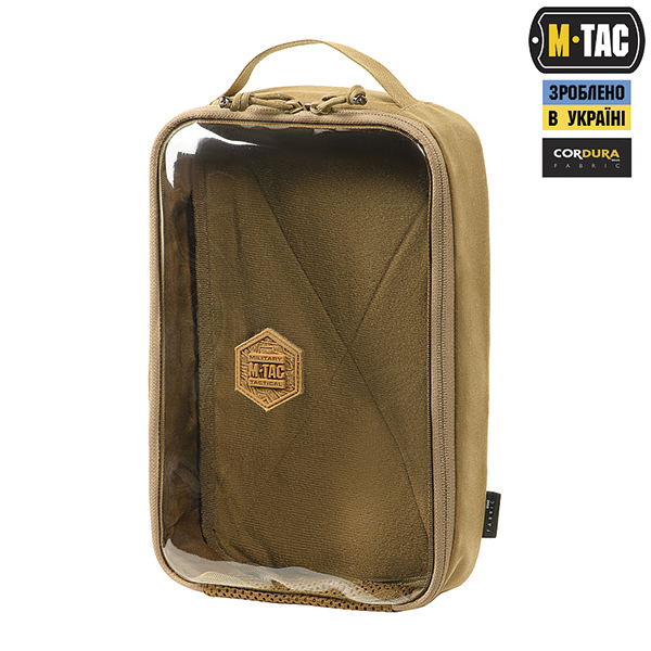 M-Tac органайзер утилітарний прозорий Elite Large Gen.II Coyote