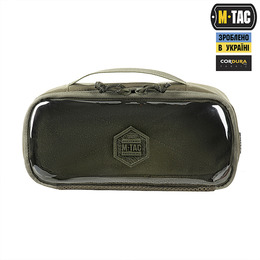 M-Tac органайзер утилітарний прозорий Elite Medium Gen.II Ranger Green