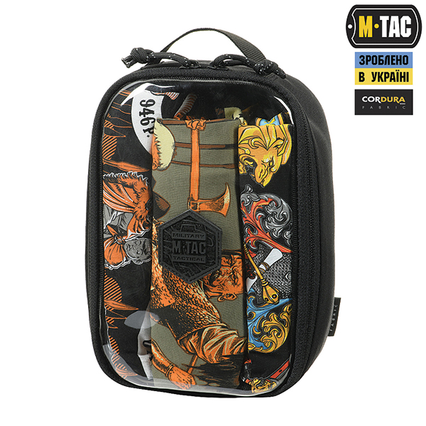 M-Tac органайзер утилітарний прозорий Elite Small Gen.II Black. Фото 5