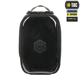 M-Tac органайзер утилітарний прозорий Elite Small Gen.II Black