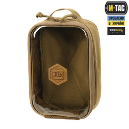 M-Tac органайзер утилітарний прозорий Elite Small Gen.II Coyote