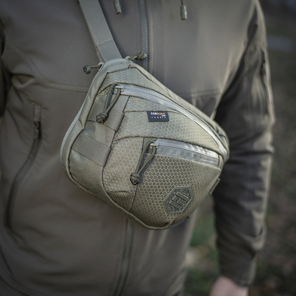 M-Tac сумка Sphaera Hex Hardsling Bag Gen.III Elite Ranger Green. Фото 7