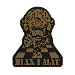 M-Tac нашивка Шах і Мат Black/Coyote