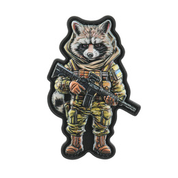 Нашивка Raccoon UA PVC