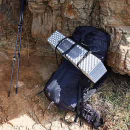 Килимок складаний IXPE Naturehike CNK2300DZ017, алюмінієва плівка, 200x65х2 см, темно-блакитний. Фото 11