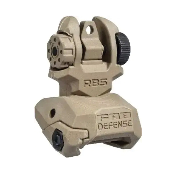 Цілик складаний FAB Defense RBS на Picatinny Desert Tan