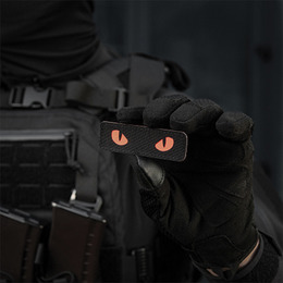 M-Tac нашивка Cat Eyes Laser Cut Black/Red/GID. Фото 12