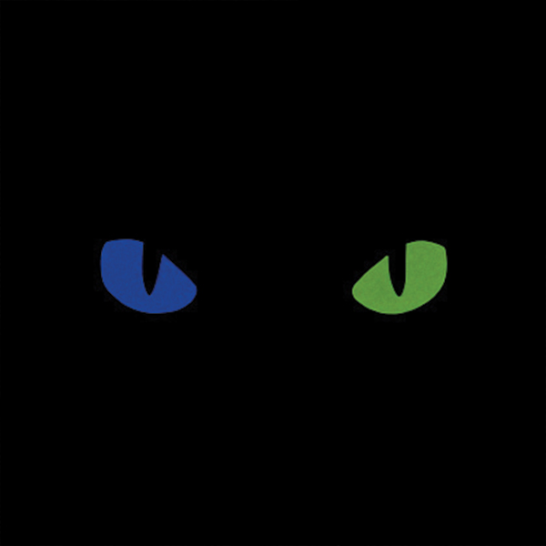 M-Tac нашивка Cat Eyes Laser Cut Black/Yellow/Blue/GID. Фото 2