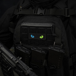 M-Tac нашивка Cat Eyes Laser Cut Black/Yellow/Blue/GID. Фото 6