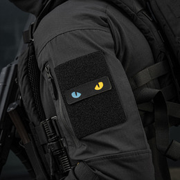 M-Tac нашивка Cat Eyes Laser Cut Black/Yellow/Blue/GID. Фото 8