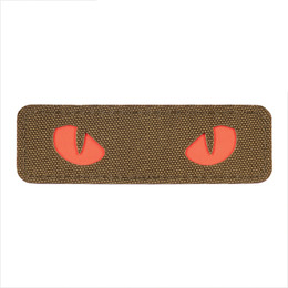 M-Tac нашивка Cat Eyes Laser Cut Coyote/Red/GID