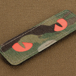 M-Tac нашивка Cat Eyes Laser Cut Multicam/Red/GID. Фото 3