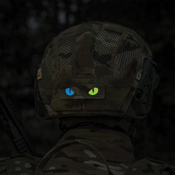 M-Tac нашивка Cat Eyes Laser Cut Multicam/Yellow/Blue/GID. Фото 8