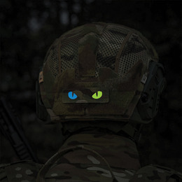 M-Tac нашивка Cat Eyes Laser Cut Multicam/Yellow/Blue/GID. Фото 8