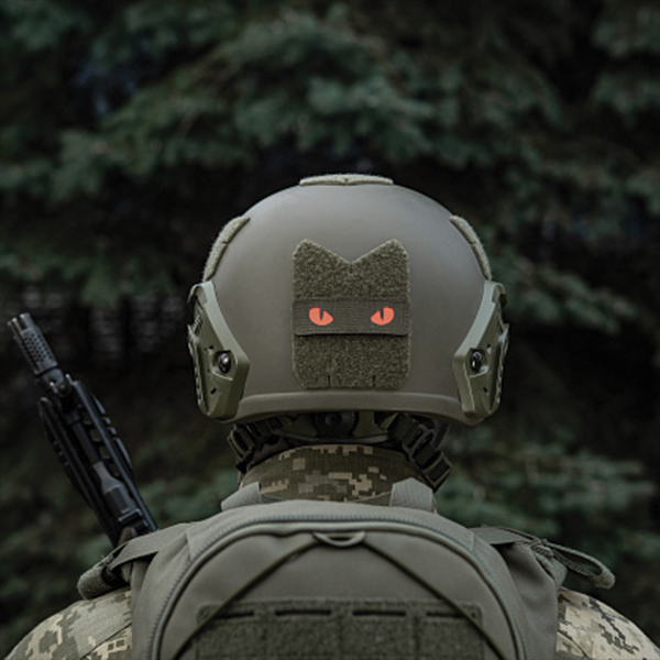 M-Tac нашивка Cat Eyes Laser Cut Ranger Green/Red/GID. Фото 4