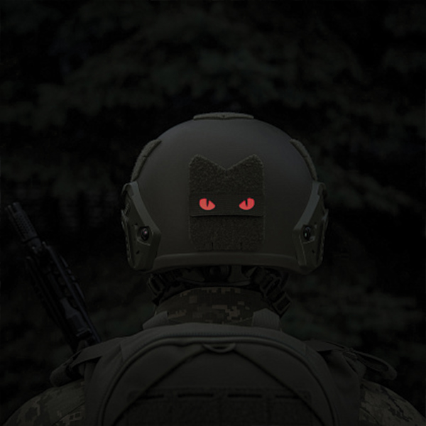 M-Tac нашивка Cat Eyes Laser Cut Ranger Green/Red/GID. Фото 5