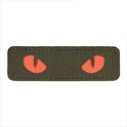 M-Tac нашивка Cat Eyes Laser Cut Ranger Green/Red/GID