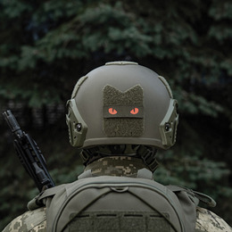 M-Tac нашивка Cat Eyes Laser Cut Ranger Green/Red/GID. Фото 4