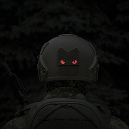 M-Tac нашивка Cat Eyes Laser Cut Ranger Green/Red/GID. Фото 5