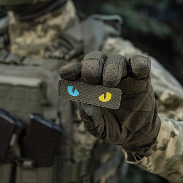 M-Tac нашивка Cat Eyes Laser Cut Ranger Green/Yellow/Blue/GID. Фото 11