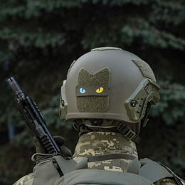 M-Tac нашивка Cat Eyes Laser Cut Ranger Green/Yellow/Blue/GID. Фото 6