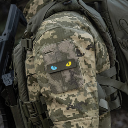 M-Tac нашивка Cat Eyes Laser Cut Ranger Green/Yellow/Blue/GID. Фото 9