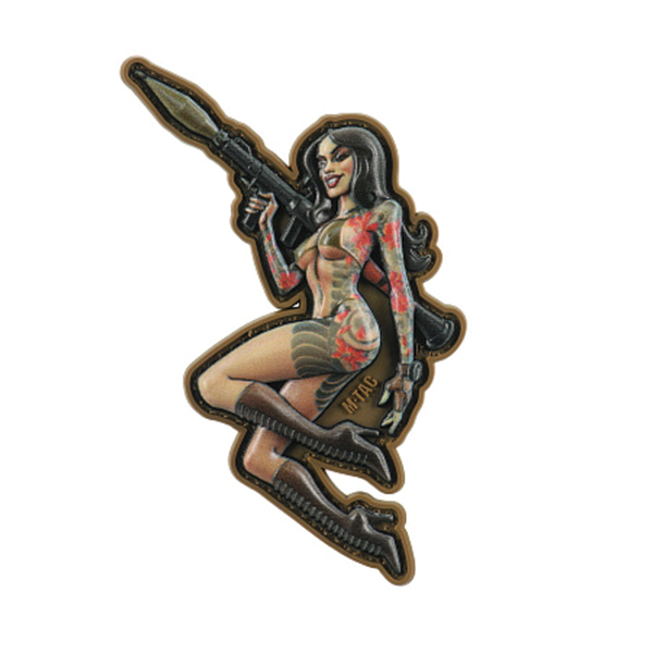 M-Tac нашивка Tactical girl №9 RPG PVC