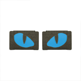 M-Tac нашивка Tiger Eyes Laser Cut (пара) Ranger Green/Blue/GID. Фото 3