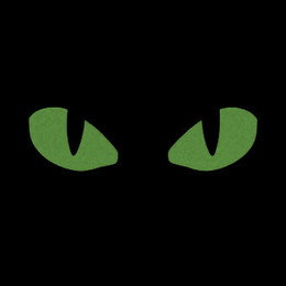 M-Tac нашивка Tiger Eyes Laser Cut (пара) Ranger Green/Yellow/GID