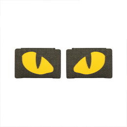 M-Tac нашивка Tiger Eyes Laser Cut (пара) Ranger Green/Yellow/GID. Фото 3