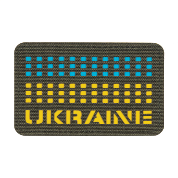 M-Tac нашивка Ukraine Laser Cut Ranger Green/Yellow/Blue/GID