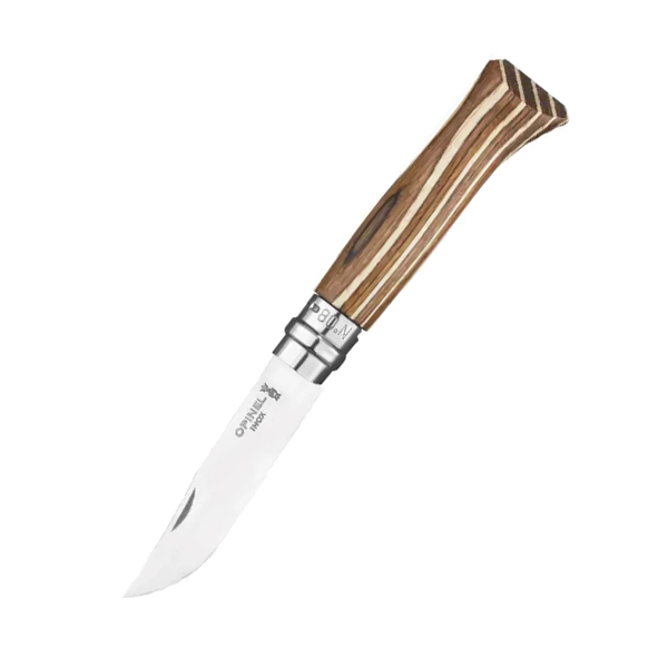 Ніж Opinel №8 VRI Laminated Brown
