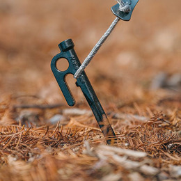 Кілок сталевий Naturehike CNH22ZP018, 20 см, чорний