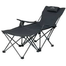 Крісло складане Naturehike CNK2300JJ012, алюміній, чорний