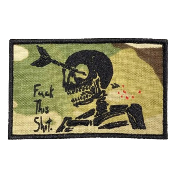 Патч Gear Lab Fuck This Shit Multicam/Black/Red