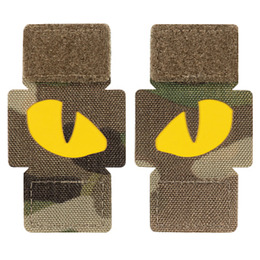 M-Tac нашивка Tiger Eyes Laser Cut (пара) Multicam/Yellow/GID