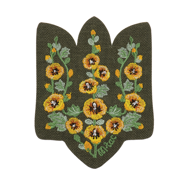 M-Tac нашивка Тризуб Мальви (вишивка) Ranger Green