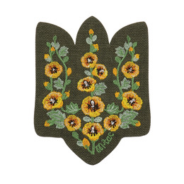 M-Tac нашивка Тризуб Мальви (вишивка) Ranger Green