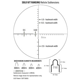 Монокуляр Vortex SOLO® R/T 8х36 з далекомірної сіткою MRAD