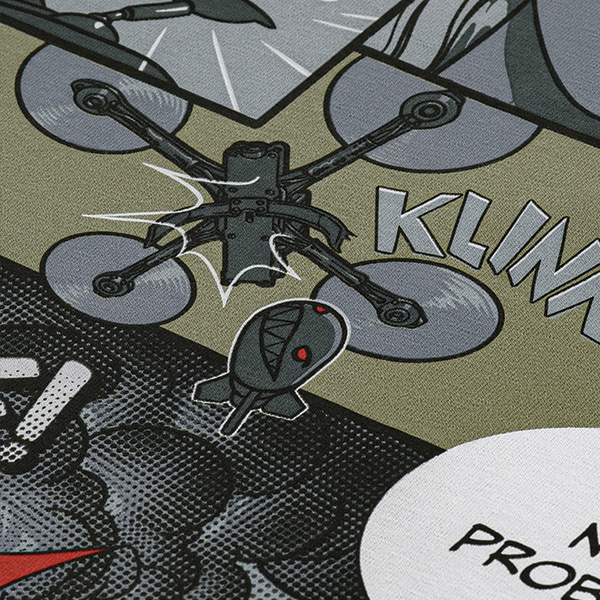 M-Tac футболка Comics Drone Girl Light Olive. Фото 7