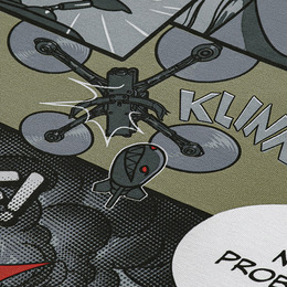 M-Tac футболка Comics Drone Girl Light Olive. Фото 7